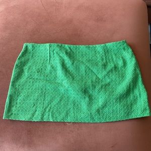 ASOS CURVE green boucle skirt with diamonte buttons. Plus size 22